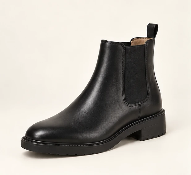 Terra Chelsea boot in black calf leather